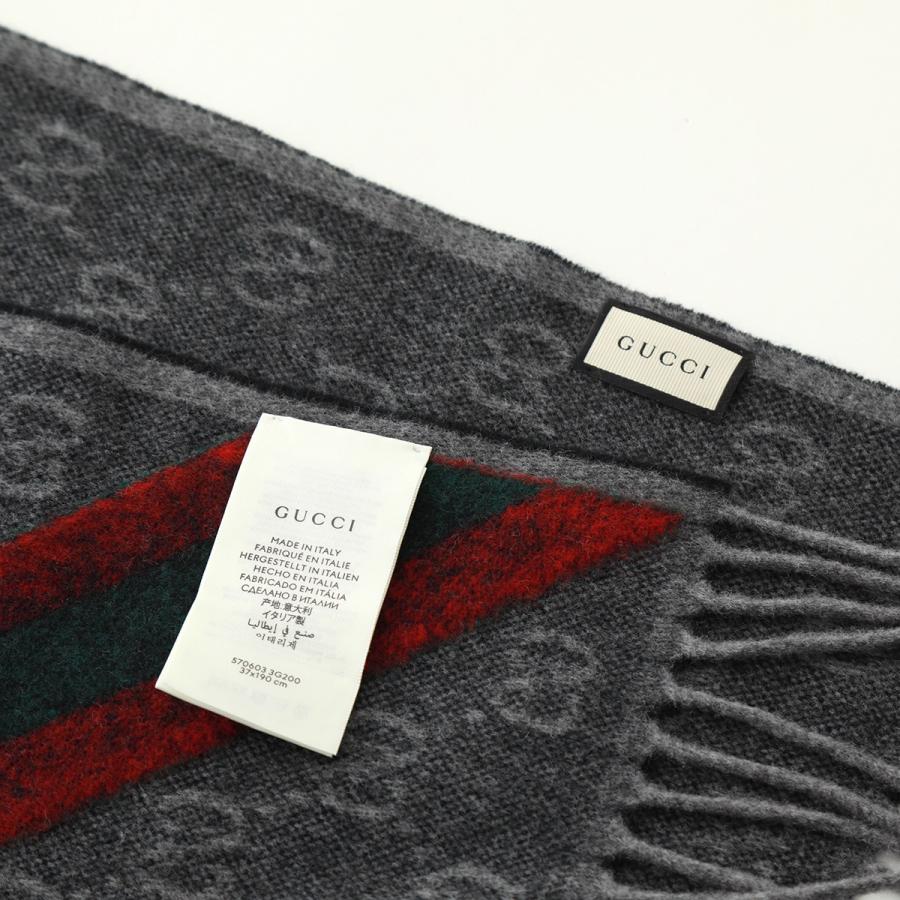 GUCCI（グッチ） マフラー 570603 3G200 3GB18 レディース GGロゴ