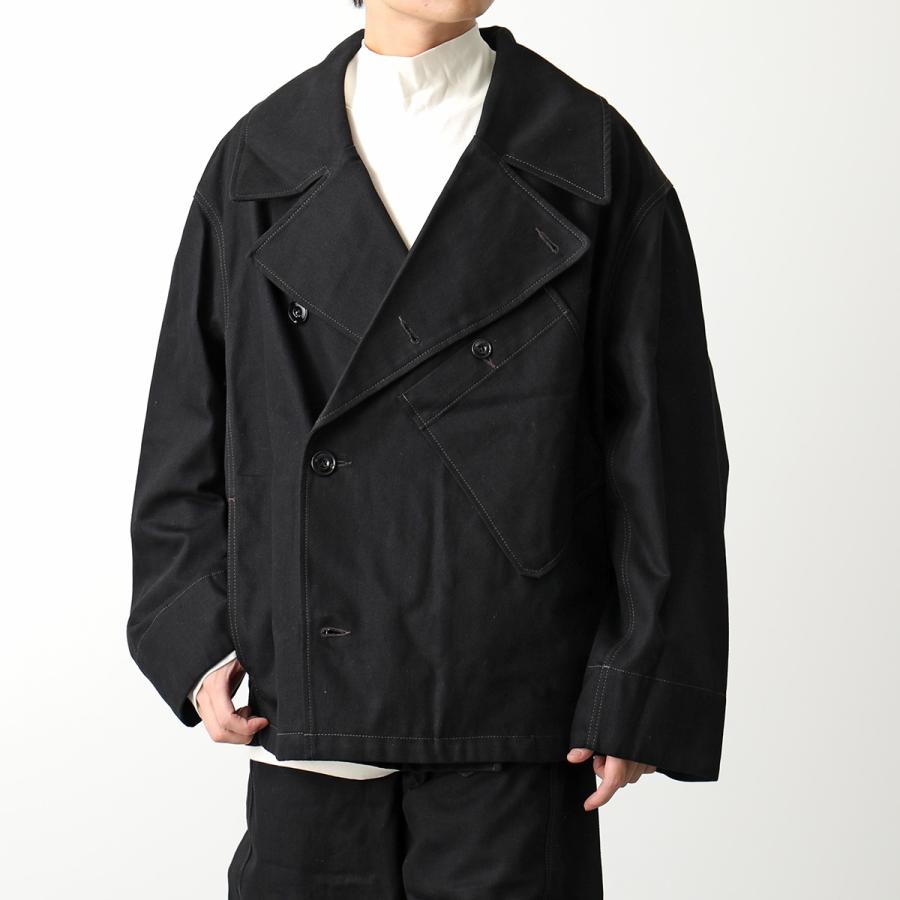 Lemaire ルメール デニムジャケット DISPATCH JACKET OW334 LD1000 LD1001 メンズ パッチポケット ダブル コットン オーバーサイズ カラー2色｜s-musee｜03