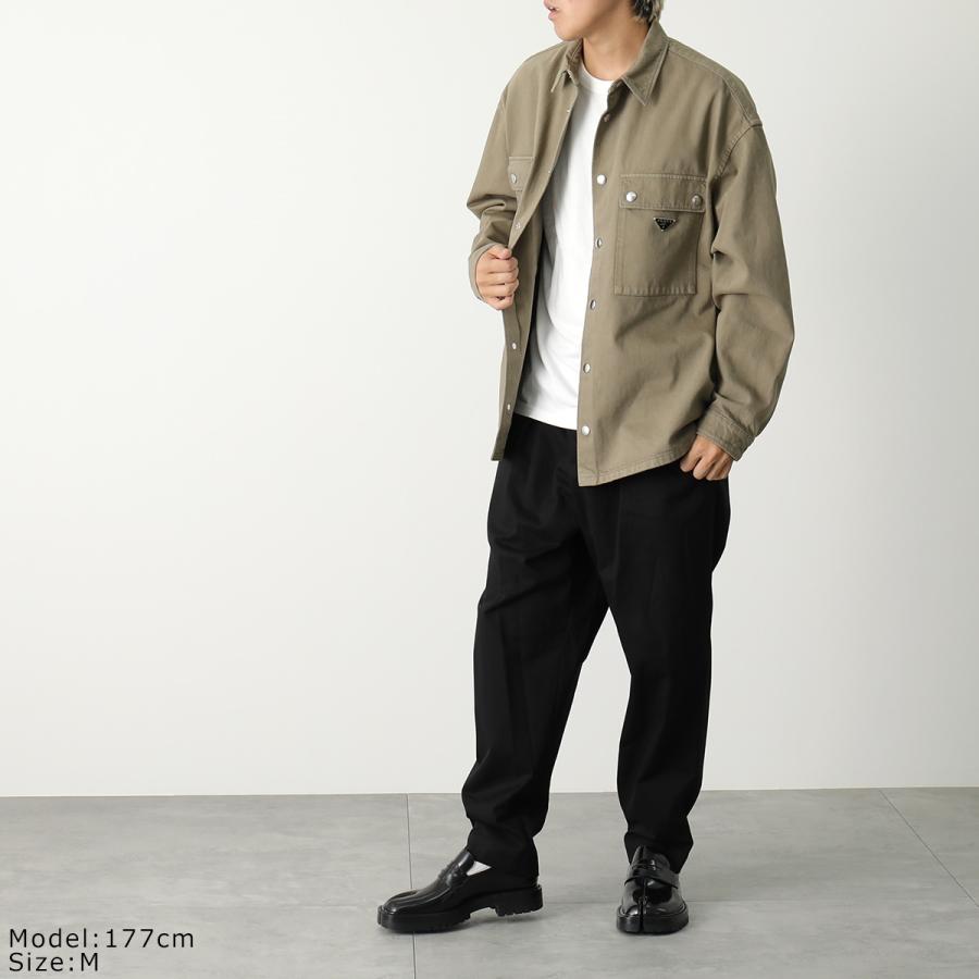 PRADA コットン トライアングル ポケット 長袖Ｔシャツ　Mサイズ PRADA コットン トライアングル ポケット 長袖Tシャツ Mサイズ PRADA