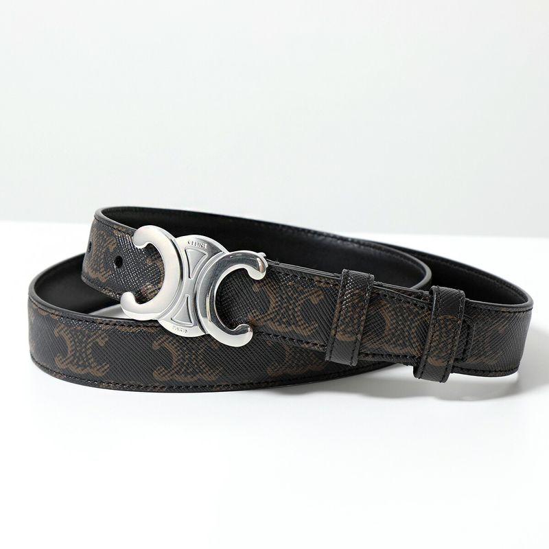 CELINE（セリーヌ） ベルト 45AKA2ACO.38SI メンズ ミディアム
