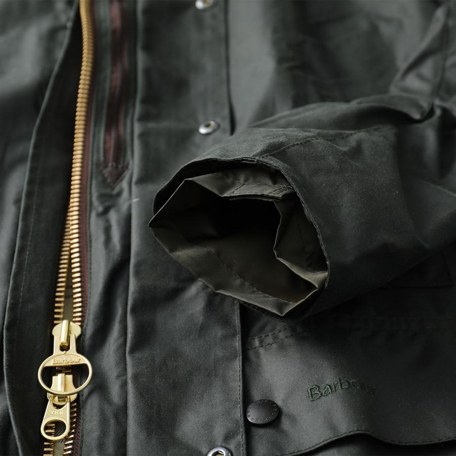 Barbour バブアー ロングコート BORDER WAX JACKET ボーダー MWX0008 メンズ オイルドジャケット カラー3色の画像
