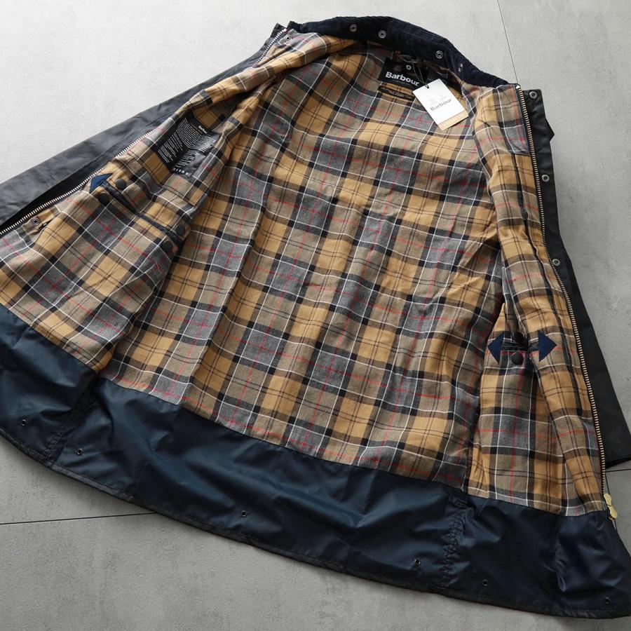 Barbour BORDER オイルドジャケット 裏地チェック オーバーサイズ Barbour（バブアー） セール！Barbour Border WAX Jacket 2023年