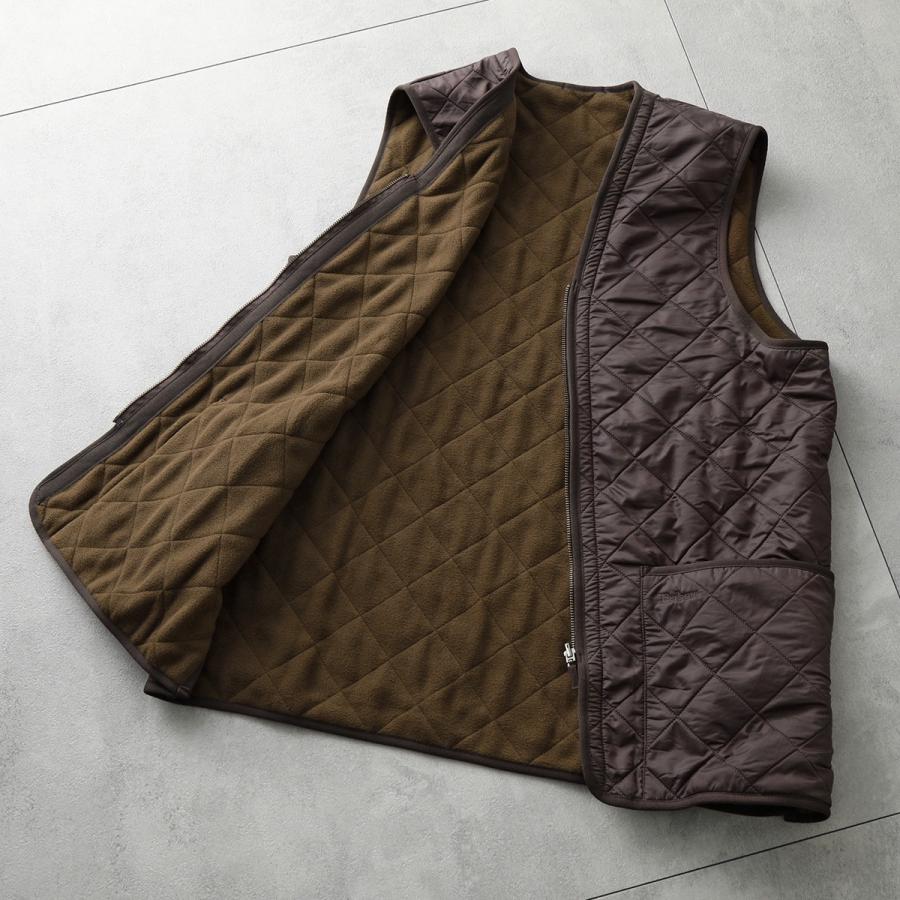 Barbour Burghley バブアー バーレー+キルティングインナーベスト Barbour バブアー ベスト polarquilt waistcoat/zip MLI0002