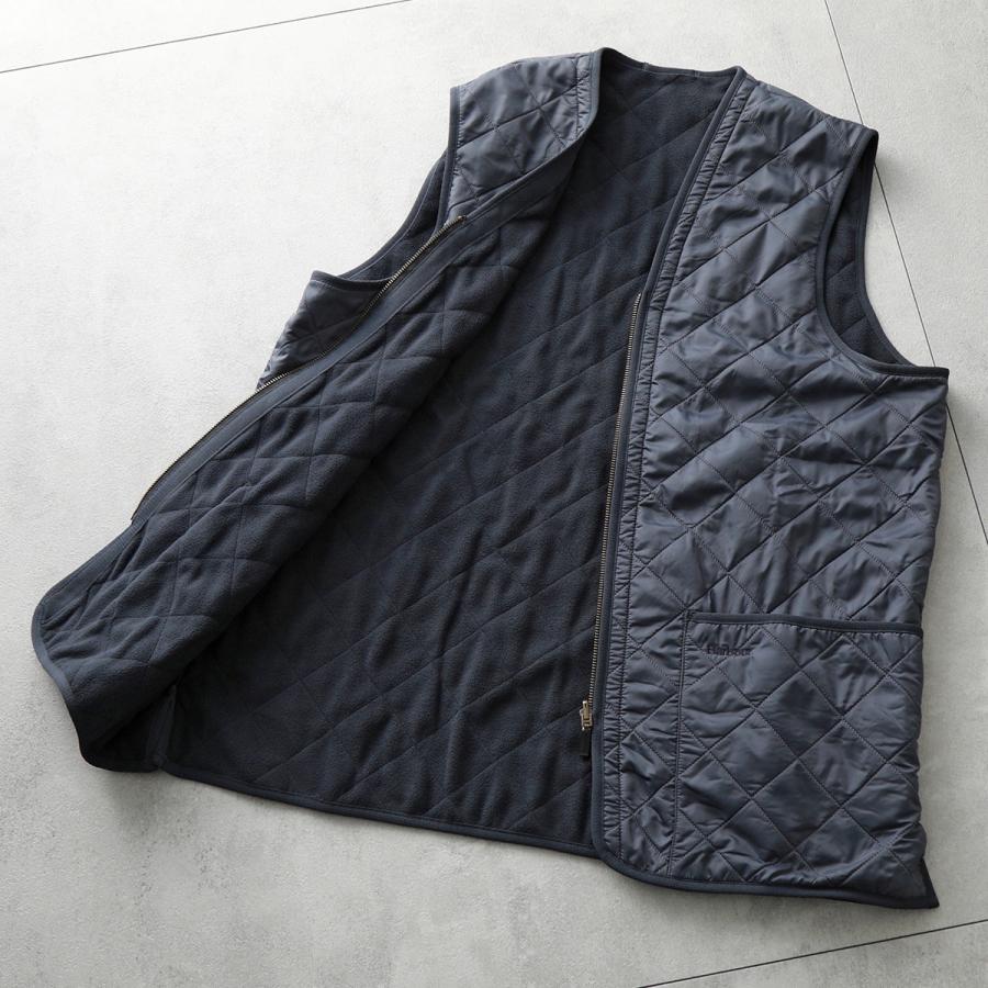 Barbour バブアー ベスト polarquilt waistcoat/zip MLI0002
