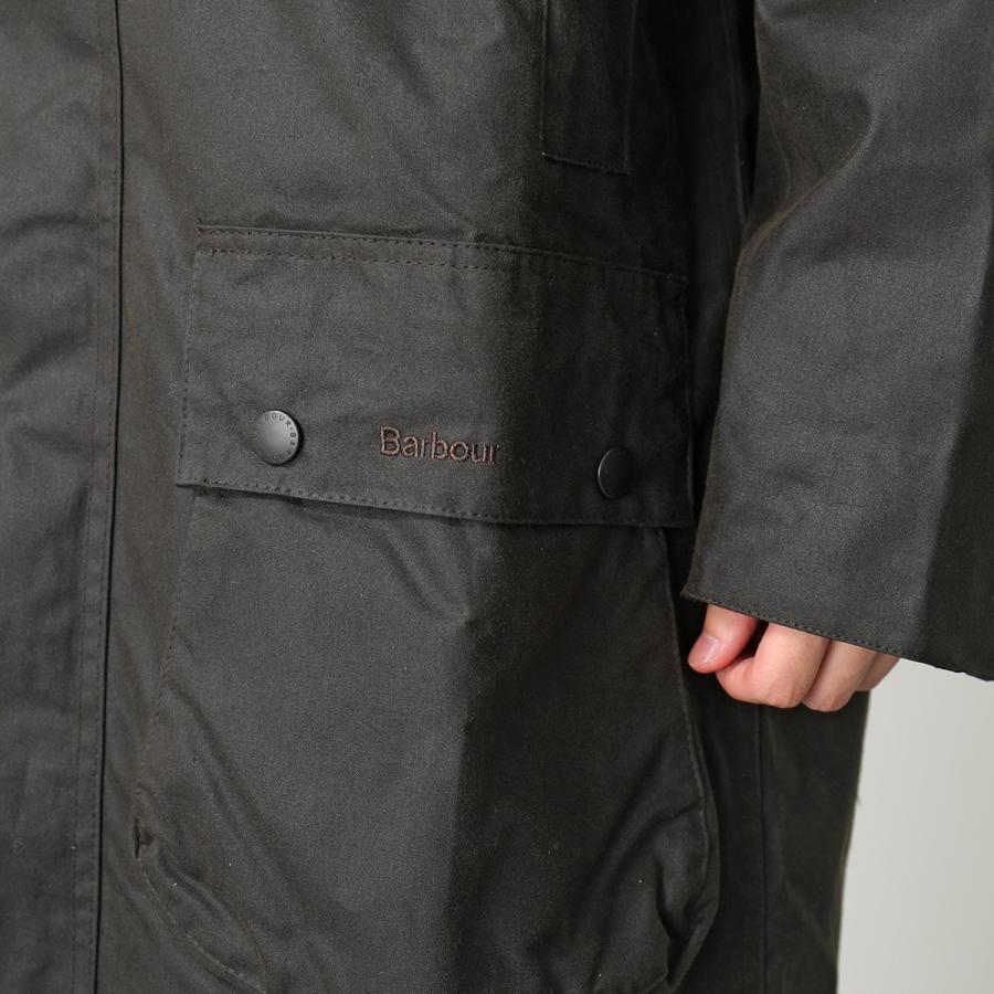 Barbour バブアー ワックスジャケット CLASSIC NORTHUMBRIA WAX JACKET MWX0009 メンズ オイルドコットン ワックス加工 ダブルジップ ロゴ刺繍 OL91の画像