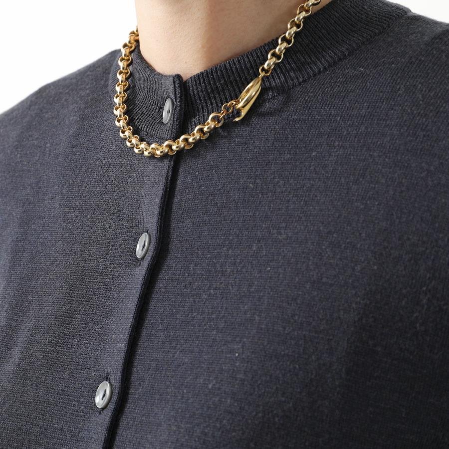 ジョンスメドレー　クルーネック長袖ニットカーディガン | A4790 | 24G JOHN SMEDLEY｜クルーネック長袖ニットカーディガン | A4790 | 24G