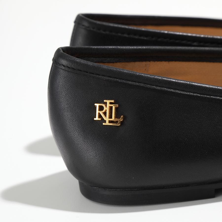Lauren Ralph Lauren ラルフローレン バレエシューズ JAYNA ジェイナ 802940603 レディース カウレザー リボン フラットシューズ パンプス 靴 008/BLACK Lauren Ralph Lauren ラルフローレン バレエシューズ JAYNA ジェイナ 802940603 レディース カウレザー リボン フラットシューズ パンプス 靴 008/BLACK