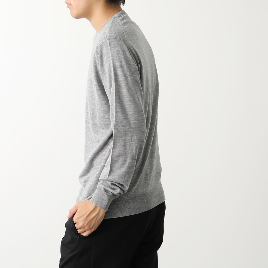 JOHN SMEDLEY ジョンスメドレー セーター SCANLAN スキャラン メンズ MODERN FIT 30G 長袖 クルーネック ニット 無地 メリノウール カラー4色｜s-musee｜16