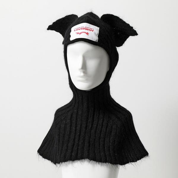 CHARLES JEFFREY LOVERBOY バラクラバ KNITTED EARS BALACLAVA 