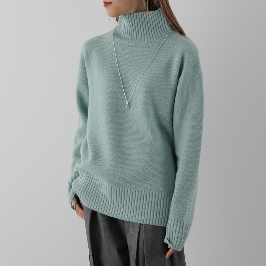 IHATOV イーハトーブ セーター Wool cashemere stand neck sweater IH12-23AW-96406 レディース タートルネック ウール カシミヤ混 ニット カラー3色｜s-musee｜11