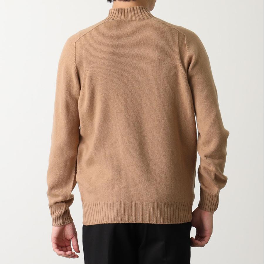 グランサッソ ニット セーター モックネック ベージュ ウール イタリア製 M Gran Sasso（グランサッソ） セーター 24171 25024 メンズ ウール 長袖