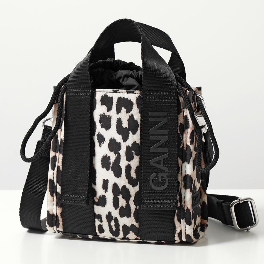 GANNI（ガニー） ショルダーバッグ Recycled tech Mini Tote A5060
