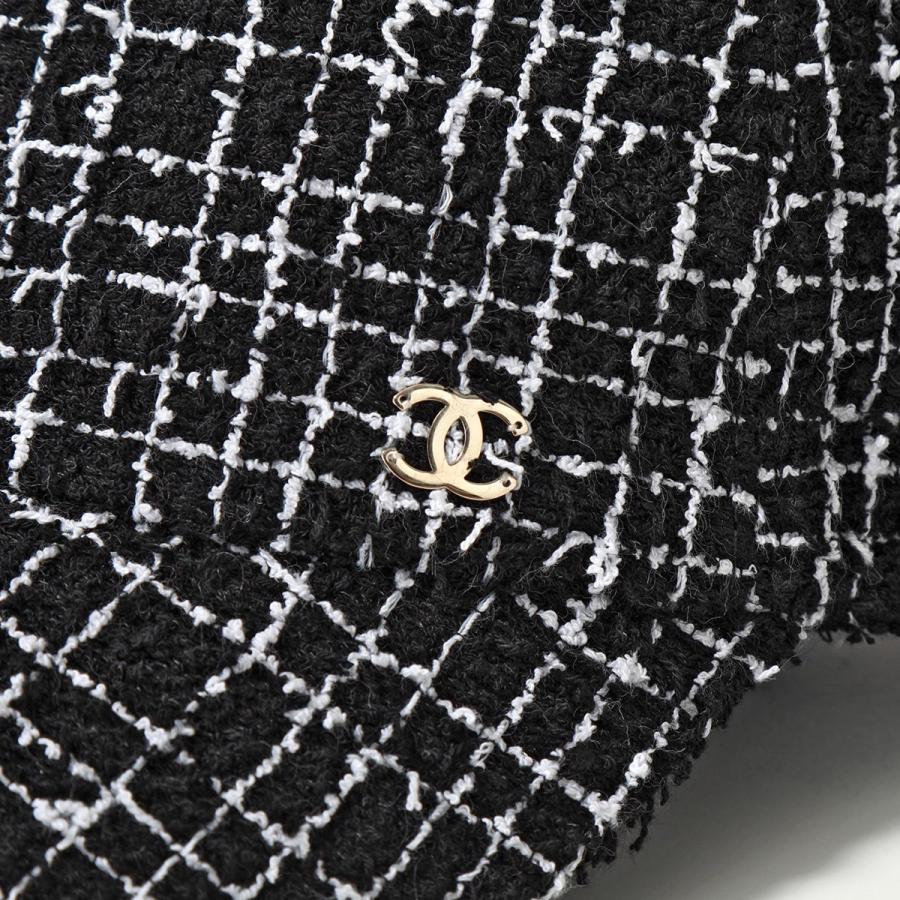 CHANEL CCロゴ刺繍 ベースボールキャップ 黒 CHANEL CCロゴ刺繍 ベースボールキャップ 黒