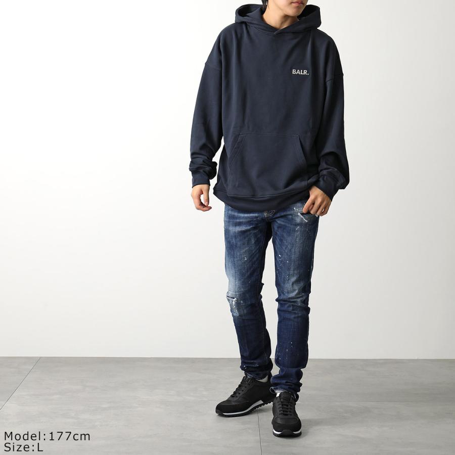 BALR. ボーラー パーカー Joey Box Satin Hoodie B1261.1049 BALR. ボーラー パーカー Joey Box Satin Hoodie B1261.1049