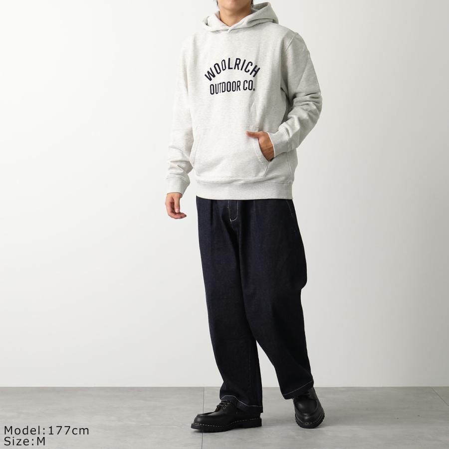 WOOLRICH（ウールリッチ） パーカー ORGANIC COTTON SCRIPT HOODIE