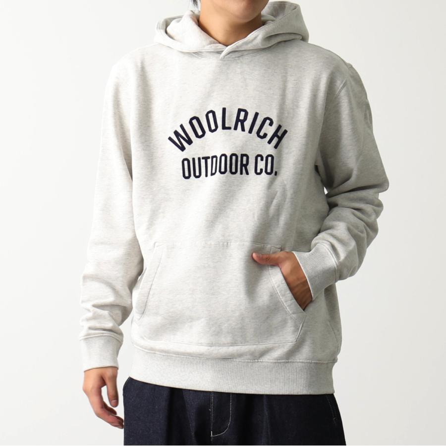 【新品未使用】WOOLRICH フーデッドパーカー 日本S/M（米XS欧S） WOOLRICH（ウールリッチ） パーカー ORGANIC COTTON SCRIPT HOODIE
