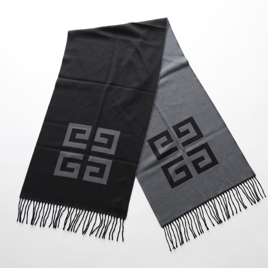 GIVENCHY（ジバンシィ） マフラー GV4518 J4795 メンズ フリンジ 4G
