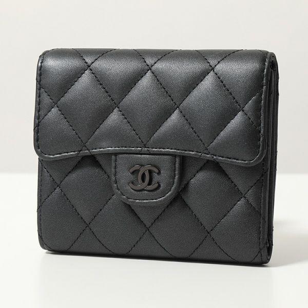 CHANEL（シャネル） 二つ折り財布 SO BLACK ソーブラック AP0231