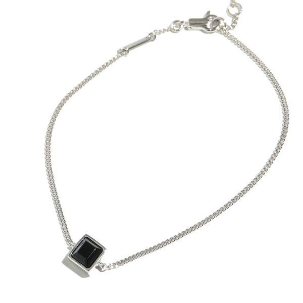 CELINE セリーヌ オニキス シルバー925 egis エギス CELINE（セリーヌ） エギズ ブレスレット 460DF6SSO.38OY メンズ