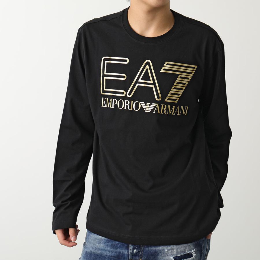 EA7 EMPORIO ARMANI エアセッテ エンポリオアルマーニ 長袖 Tシャツ Logo Series 6RPT04 PJFFZ メンズ コットン ロゴ ロンT ロゴT クルーネック カラー3色｜s-musee｜08
