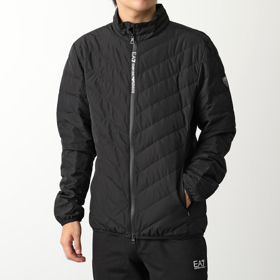 EA7 Emporio Armani ジャケット ブラック/ホワイト エンポリオ アルマーニ EMPORIO ARMANI EA7 EMPORIO ARMANI 中綿