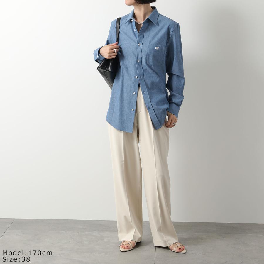 CELINE セリーヌ シャツ 2C14A363E.07IN メンズ インディゴ 長袖 CELINE セリーヌ シャツ 2C14A363E.07IN メンズ インディゴ 長袖