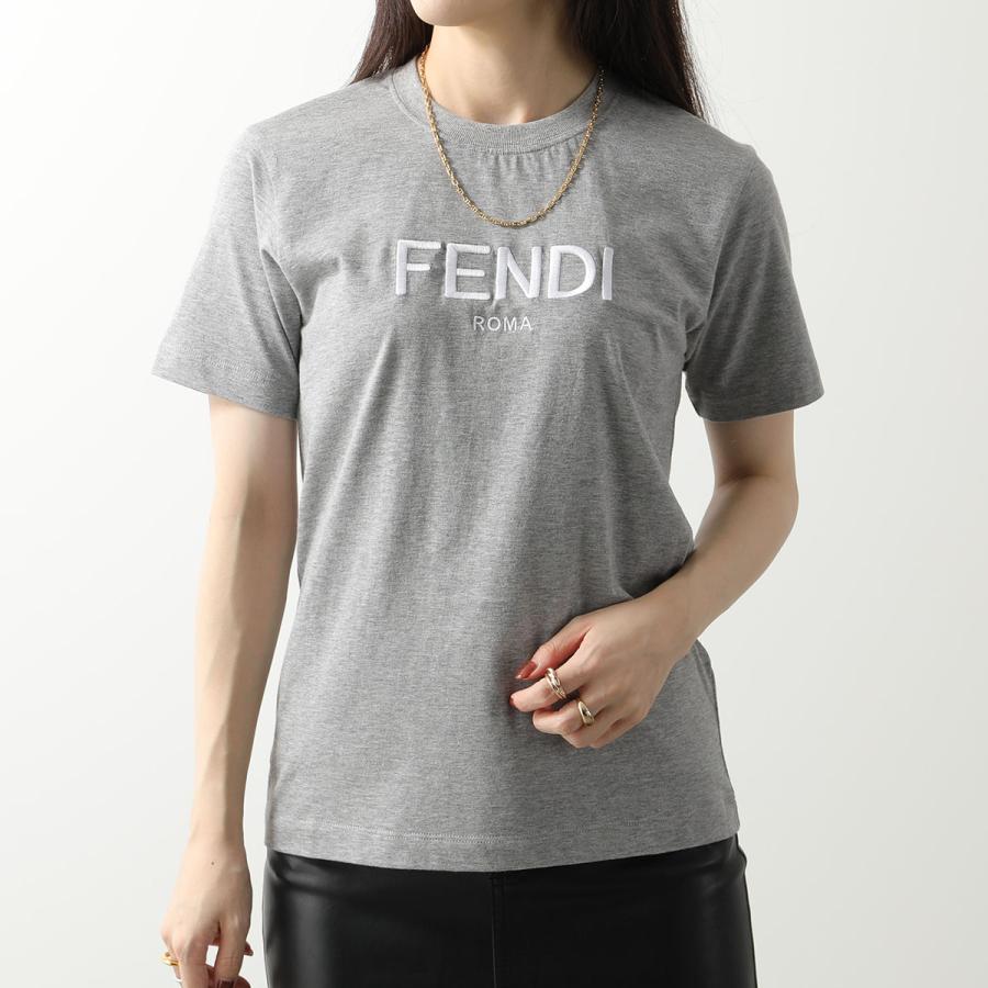 FENDI フェンディ 半袖Tシャツ FS7254 ALCA レディース ロゴ刺繍 FENDI フェンディ 半袖Tシャツ FS7254 ALCA レディース ロゴ刺繍
