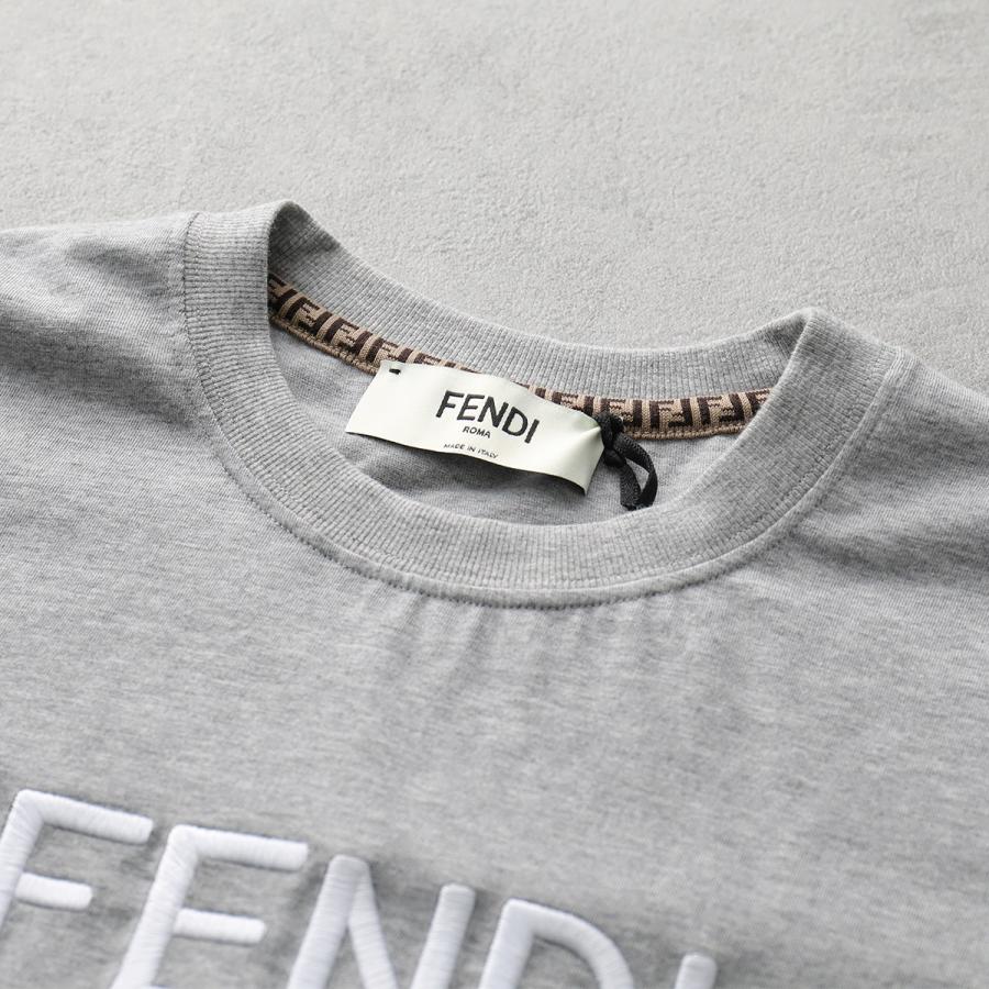 FENDI フェンディ 半袖Tシャツ FS7254 ALCA レディース ロゴ刺繍 FENDI フェンディ 半袖Tシャツ FS7254 ALCA レディース ロゴ刺繍