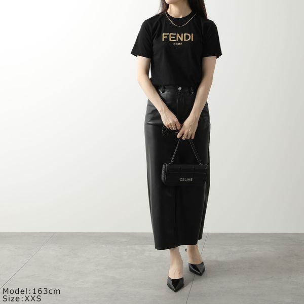 FENDI（フェンディ） 半袖Tシャツ FS7254 AK6J レディース ロゴ刺繍 