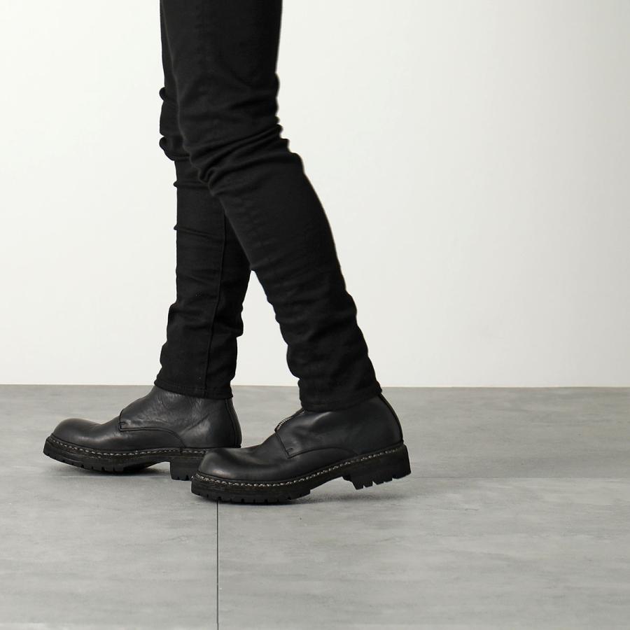GUIDI（グイディ） フロントジップブーツ GR05FRV メンズ ホースレザー