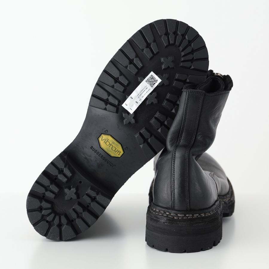 GUIDI（グイディ） フロントジップブーツ GR05FRV メンズ ホースレザー