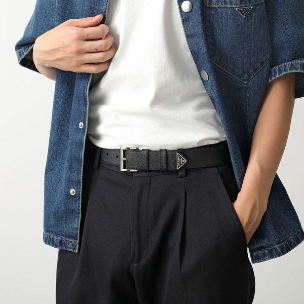 PRADA プラダ ベルト 2CC545 053 メンズ サフィアーノレザー PRADA プラダ ベルト 2CC545 053 メンズ サフィアーノレザー