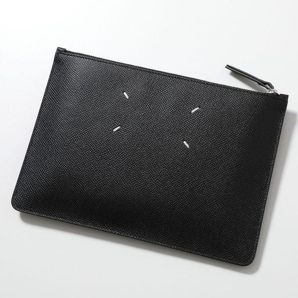 良品　メゾン　マルジェラ　レザー　ケース　小物入れ　ブラック　黒　箱付き Maison Margiela（メゾンマルジェラ） 11 クラッチバッグ SA1TT0002