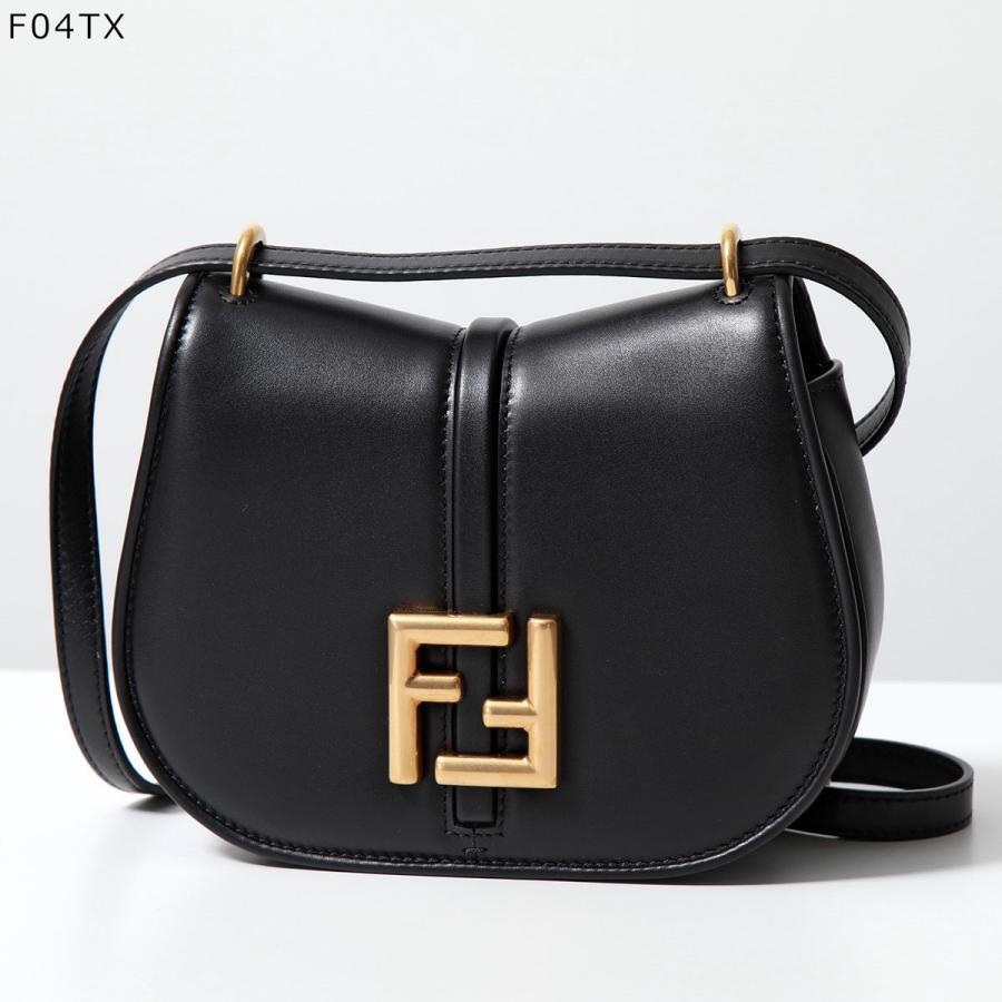 FENDI カモン スモール ブラックレザー バッグ FENDI（フェンディ） ショルダーバッグ C MON SMALL カモン スモール