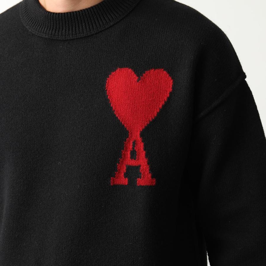 ami paris アミパリス ニット RED ADC SWEATER BFUKS006.018 ami paris アミパリス ニット RED ADC SWEATER BFUKS006.018