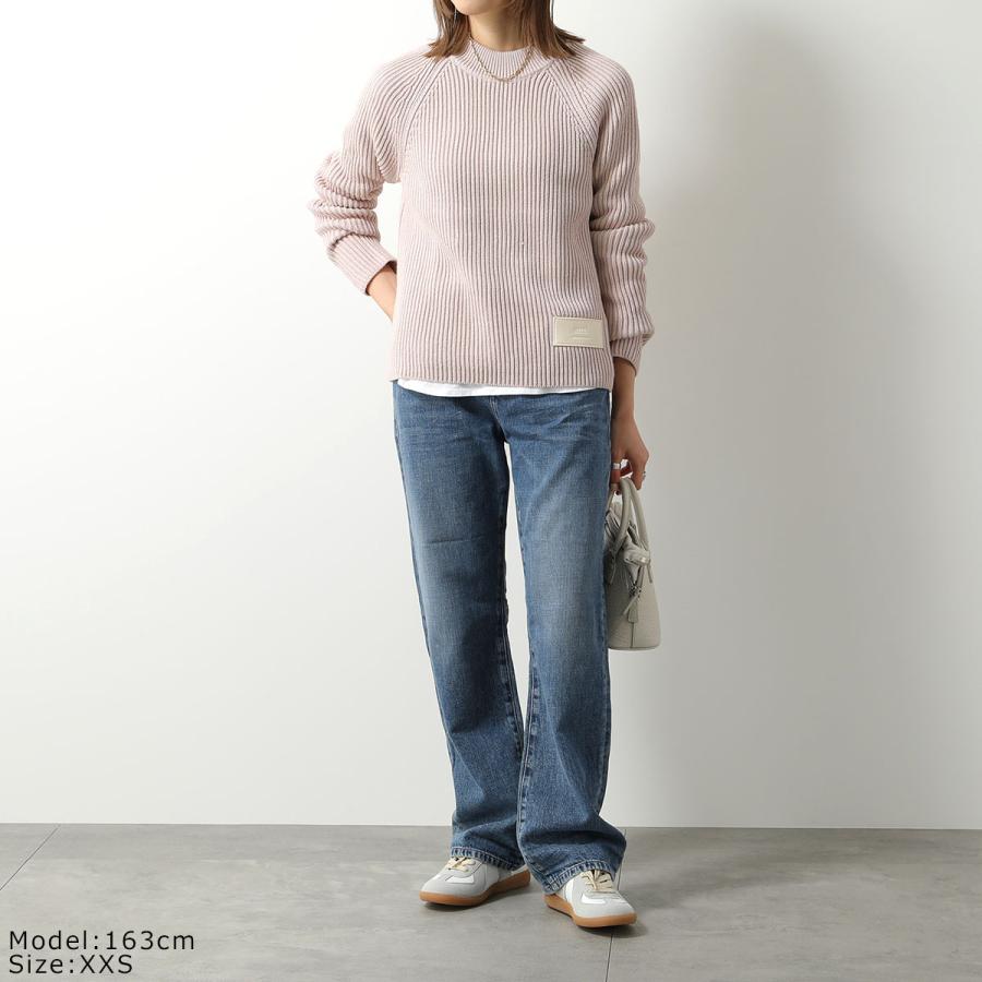 ami paris アミパリス ニット CREWNECK WITH LABEL HKS024.KN0031  