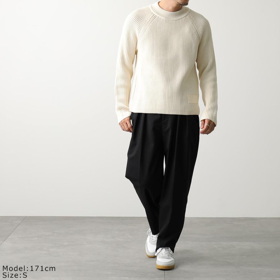 ami paris アミパリス ニット CREWNECK WITH LABEL HKS024 ami paris アミパリス ニット CREWNECK WITH LABEL HKS024