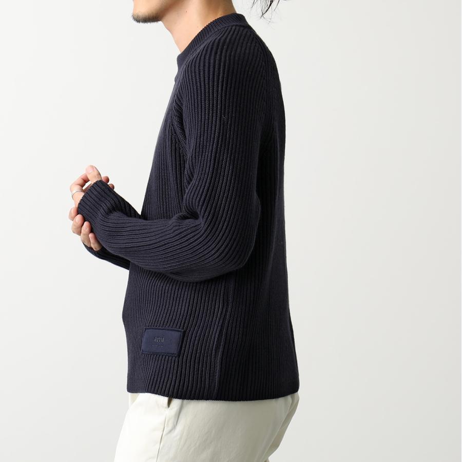 ami paris アミパリス ニット CREWNECK WITH LABEL HKS024 ami paris アミパリス ニット CREWNECK WITH LABEL HKS024