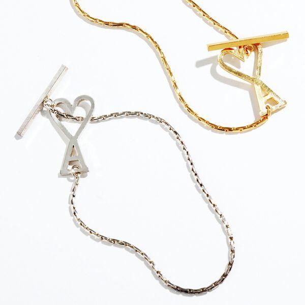 ami paris アミパリス ブレスレット UJW917.361 レディース ハートロゴ チェーン アクセサリー カラー2色 : 350928660  : インポートセレクト musee - 通販 - Yahoo!ショッピング