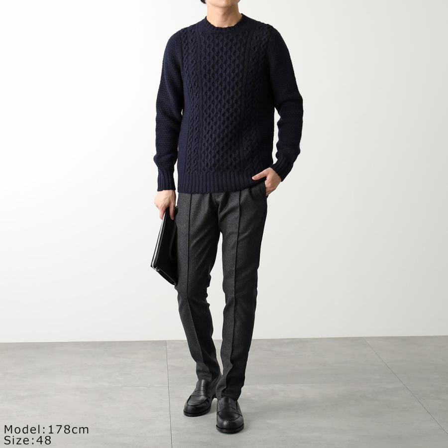 〜90s スコットランド製 ドルモア カシミア ケーブルニット セーター drm2450531-2.jpg