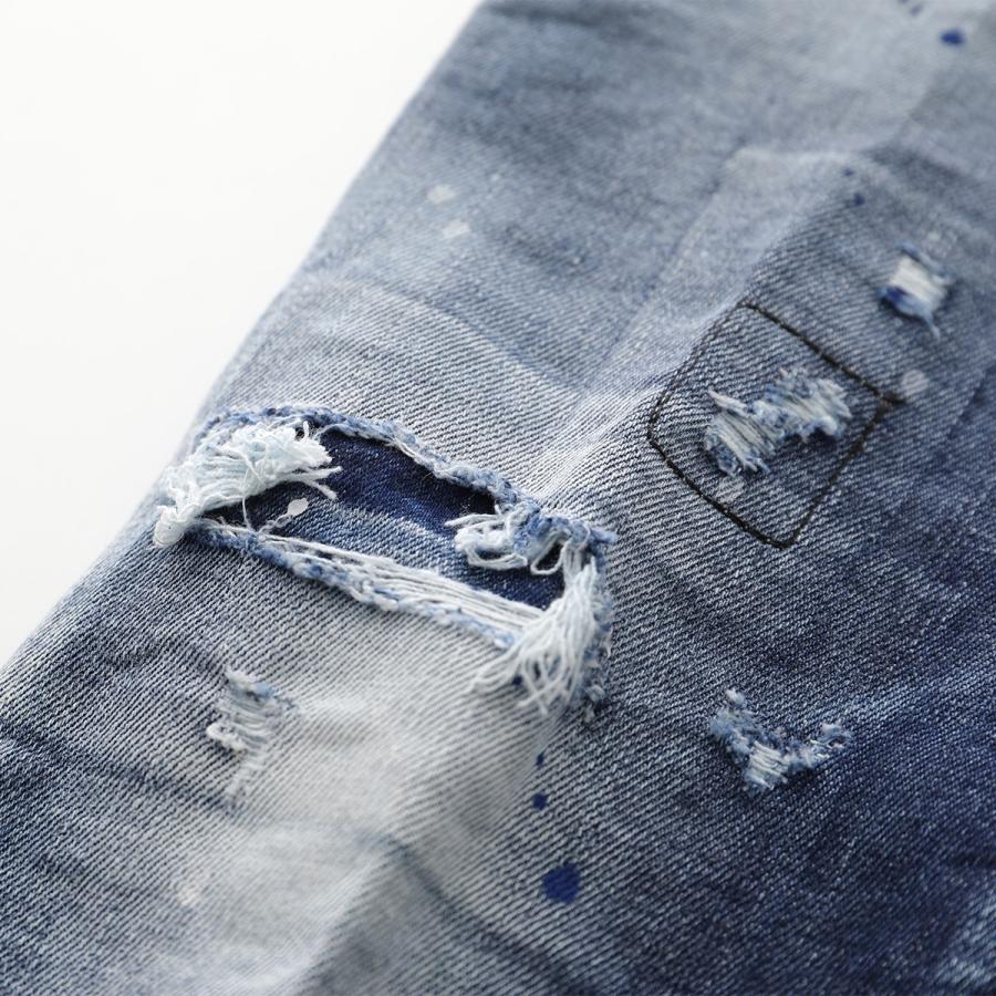 定価11万 23SS最新作・名作・新品・タグ付 SUPER TWINKY 48 DSQUARED2 (ディースクエアード) ミディアムギャラクシーウォッシュ