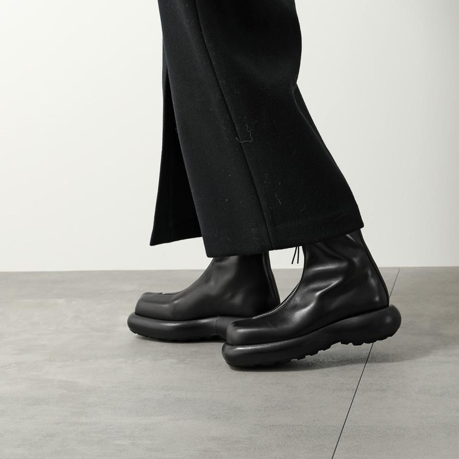 JIL SANDER ジルサンダー アンクルブーツ J15WU0049 P4942 レディース ファスナー付き ショートブーツ レザー スクエアトゥ シューズ 靴 001｜s-musee｜06