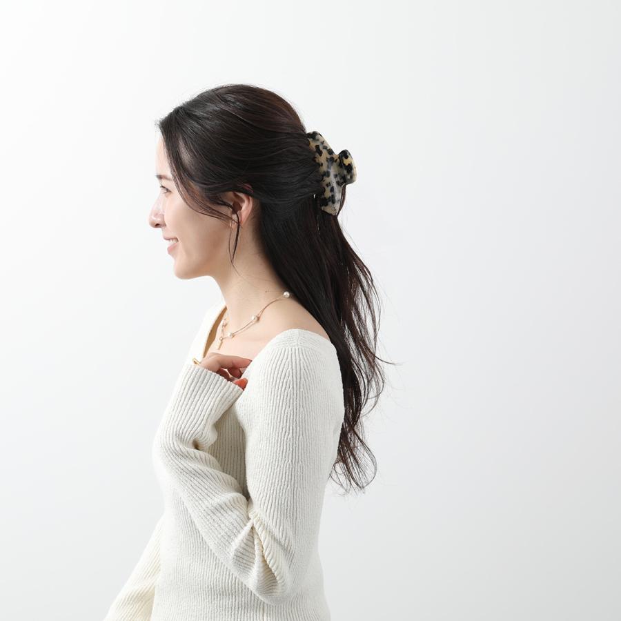 ALEXANDRE DE PARIS アレクサンドル ドゥ パリ ヘアクリップ ACCL-7706 レディース 髪留め ヘアアクセサリー ロゴ カラー5色の画像