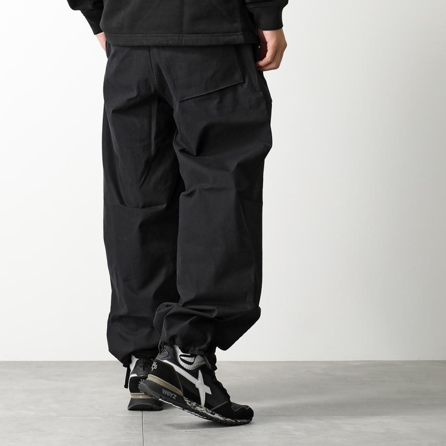 【新品】how＊カーゴパンツ 004 ブラック カーゴパンツ 「HOOK」切り替えビッグポケットカーゴパンツ メンズ