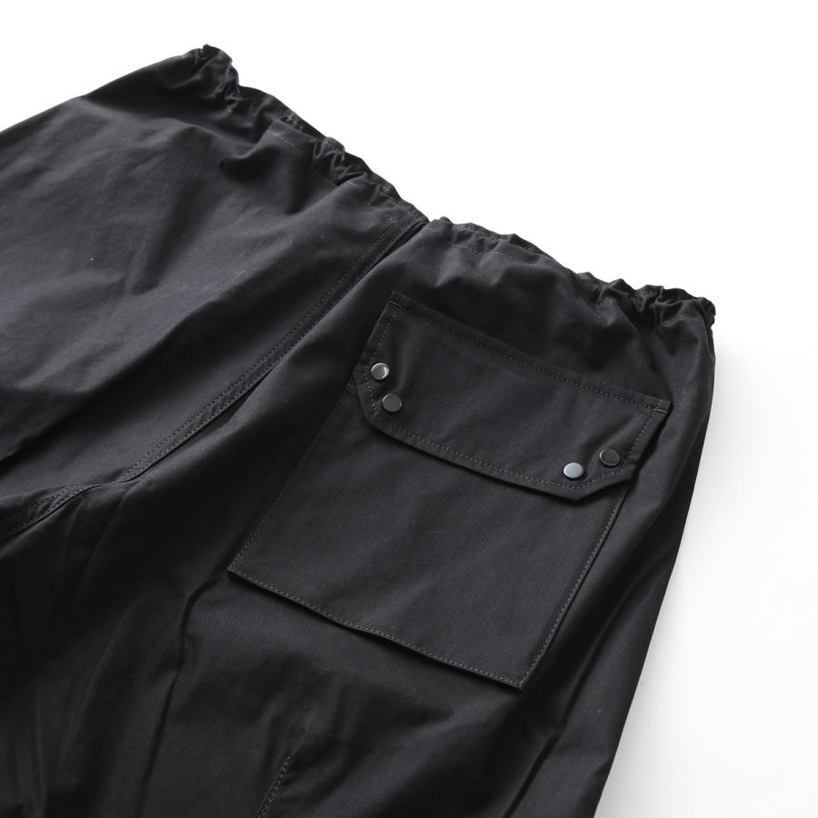 Ten-C★新品7.5万円テンシー 黒ナイロンショートパンツOJJカーゴポケ52 Ten-C Ten c テンシー カーゴパンツ PANTALONE CARGO TASCONATO