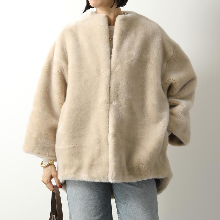 A POINT ETC アーポワンウテセ　ファーブルゾン　フランス製 a point（アポワン） a point etc アポワンウテセ ファー ジャケット