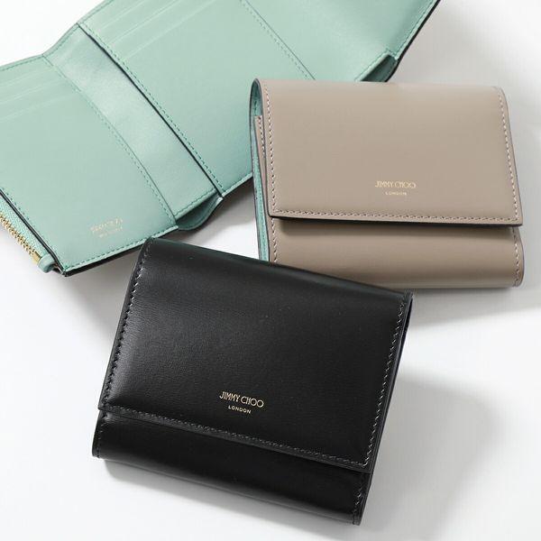 JIMMY CHOO Jimmy Choo ジミーチュウ 三つ折り財布 MARINDA AYO JIMMY CHOO Jimmy Choo ジミーチュウ 三つ折り財布 MARINDA AYO