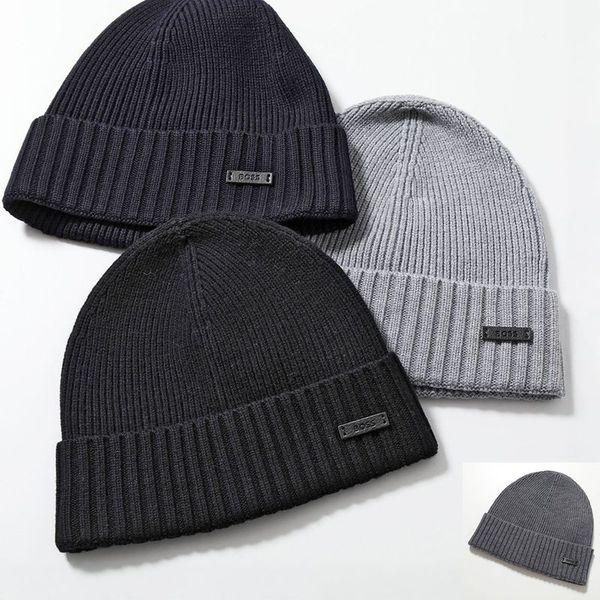 HUGO BOSS（ヒューゴ・ボス） ニット帽 BLACK 50495306 メンズ