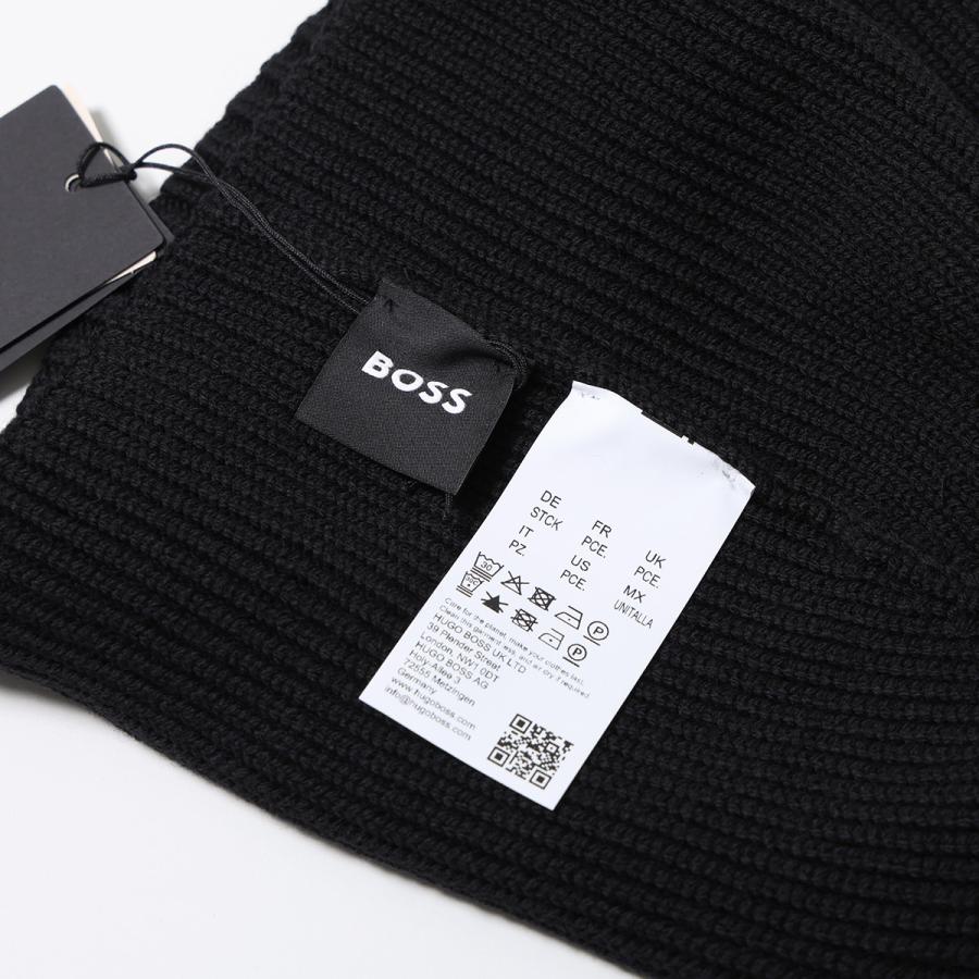 HUGO BOSS（ヒューゴ・ボス） ニット帽 BLACK 50495306 メンズ