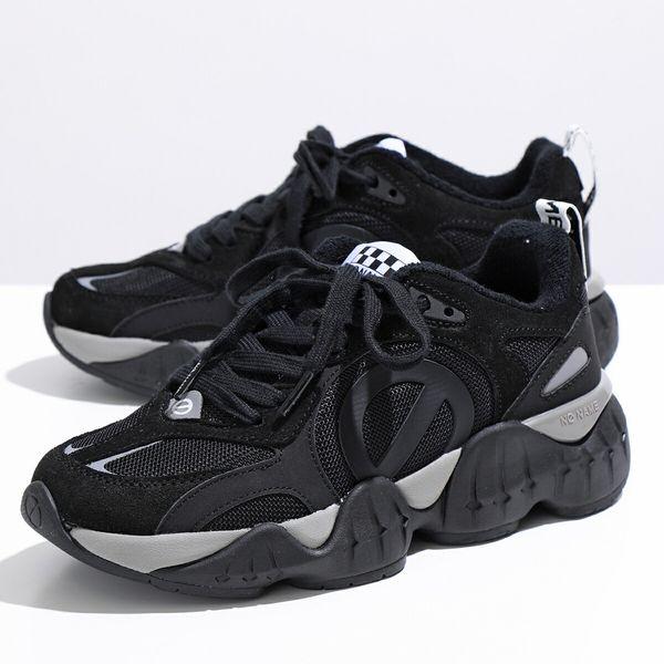 新品未使用箱付　NO NAME（ノーネーム）ミッドカットスニーカー23.5センチ NO NAME（ノーネーム） スニーカー KRAZEE RUNNER SUEDE KNIT RECYCLED